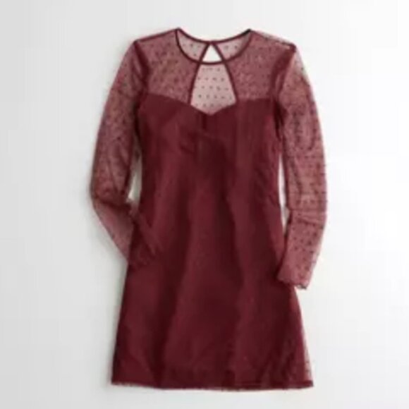 Hollister Mesh Long Sleeve Dress - Picture 4 of 4